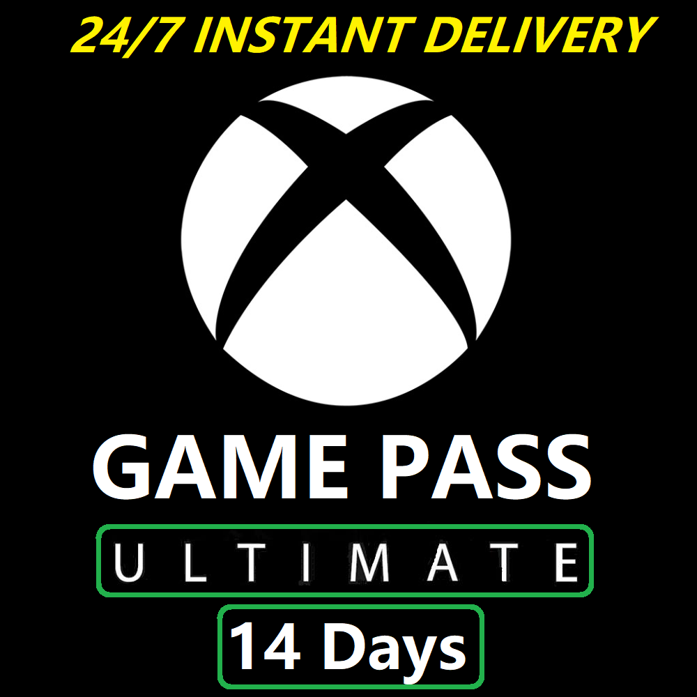Xbox Live 14 Day Gold + 14 Day Game Pass, Xbox Game Pass Ultimate Fast Delivery