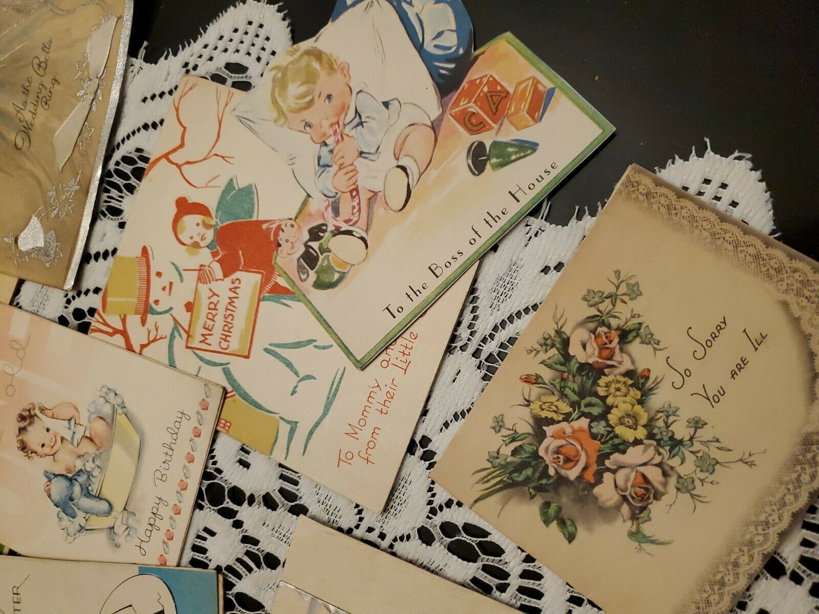 Lot Of Vintage Greeting Cards! Birthday,  Wedding,  Christmas,  Easter