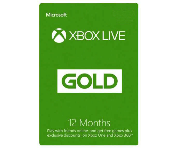 Microsoft - Xbox Live Gold 12 Month Membership (usa Region)