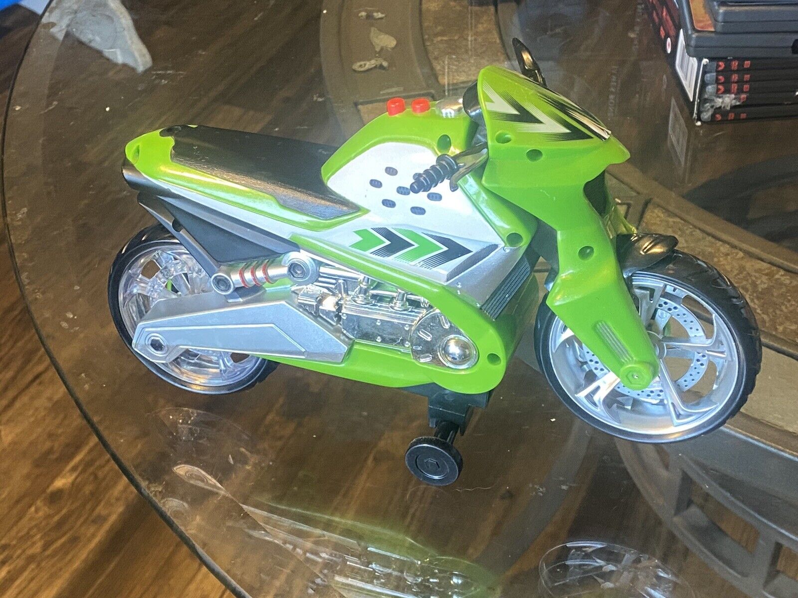 Motorized Toy Motorcycle Sound, Lights, Self Propelled Tested Works Ships Free