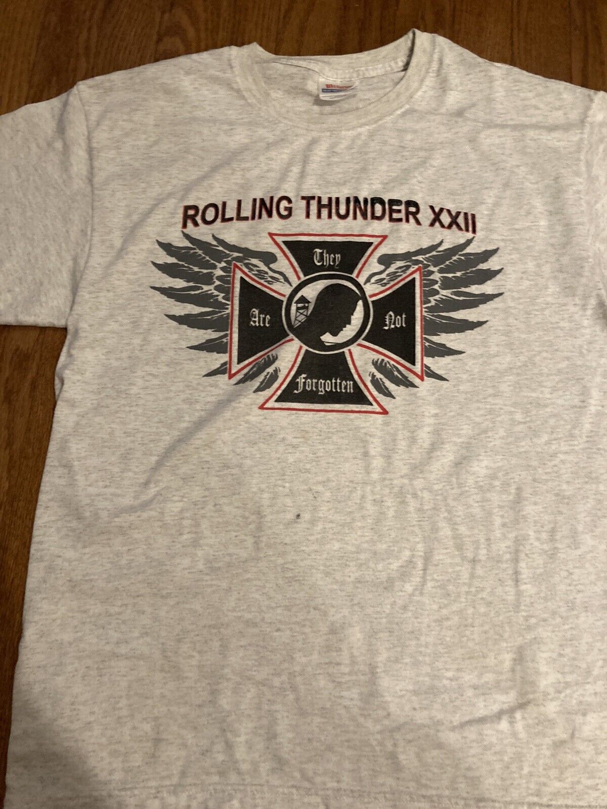 Vintage 2010 Rolling Thunder Xxii Washington D.c. Ride For Freedom Shirt Size M