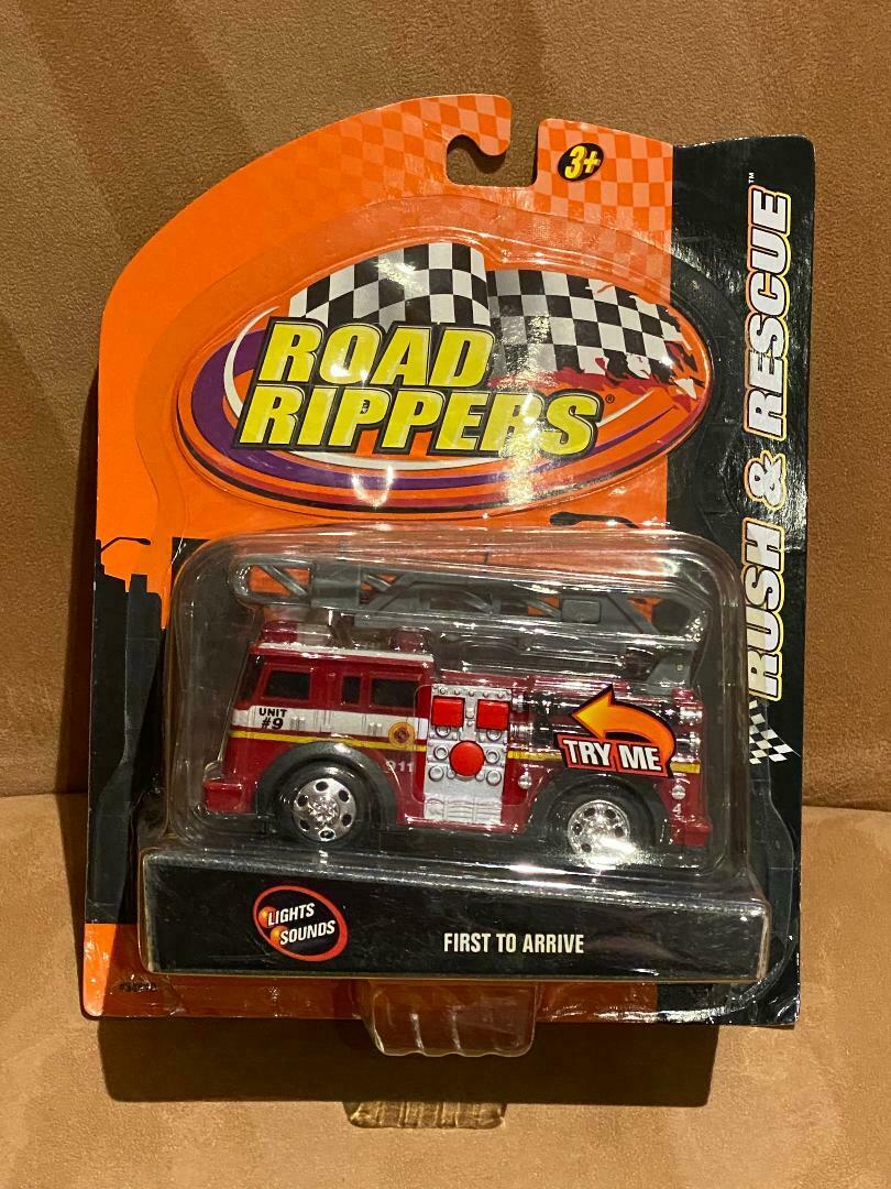 Vintage Road Rippers Rush & Rescue Fire Truck With Lights And Sounds
