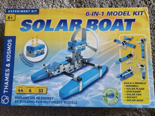 Renewable Energy-science Experiment Kit-solar Boat Thames & Cosmos 6 Experiments