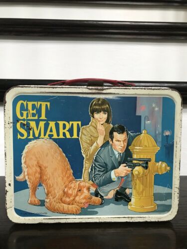 Vintage 1966 Mel Brooks’s “get Smart" Metal Lunchbox No Thermos Tv Comedy Spy