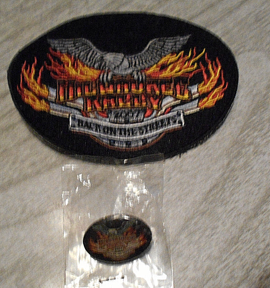 2007 Hog Milwaukee Rally "back On The Streets" Patch & Pin~never Used