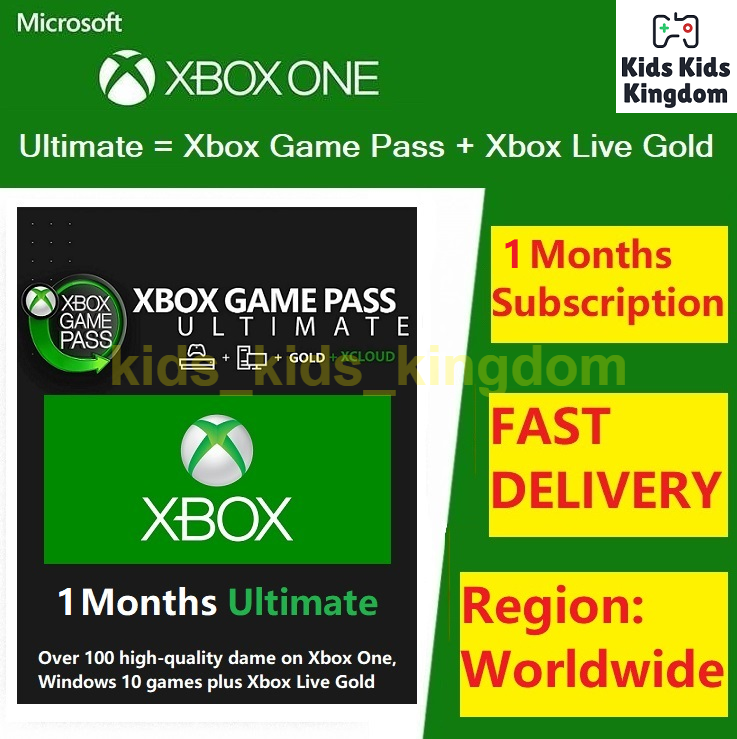 Xbox Live 1 Month Gold & Game Pass Ultimate Code (2x 14 Day) - Fast Dispatch
