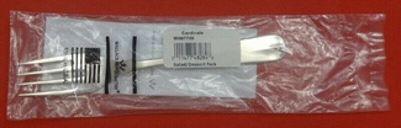 Cardinale By Wallace-italy Sterling Silver Salad Fork 6 3/4" Flatware New
