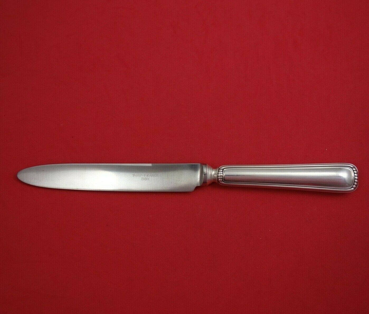 Milano By Clementi Italian .800 Silver Dinner Knife Marked Mc Pointed Heavy