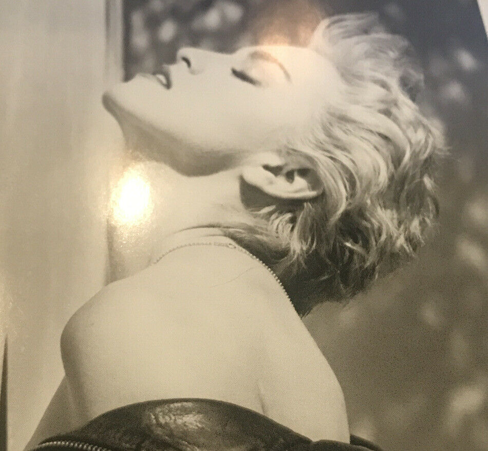 Madonna 1986 Picture Post Card Leather Herb Ritts Fahey/klein Gallery La 4"x6"