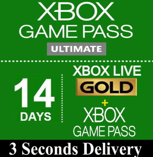 Xbox Live 14 Day Gold + 14 Day Game Pass, Xbox Game Pass Ultimate Instant Code