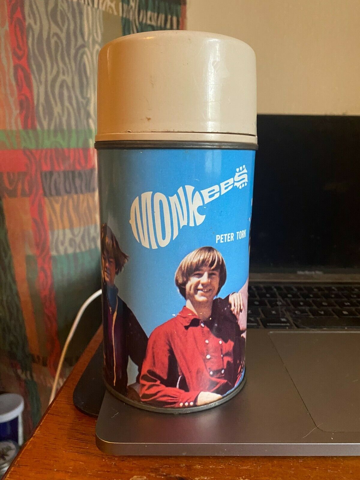1967 Monkees Thermos With Cup And Stopper
