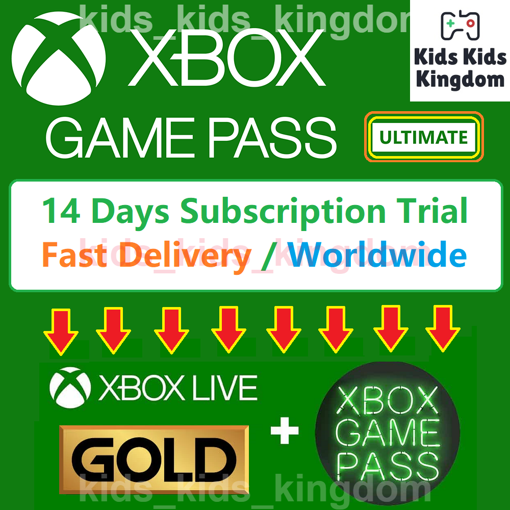 Xbox Game Pass Ultimate ( Live Gold + Game Pass ) 14 Days Trial / Fast Delivery