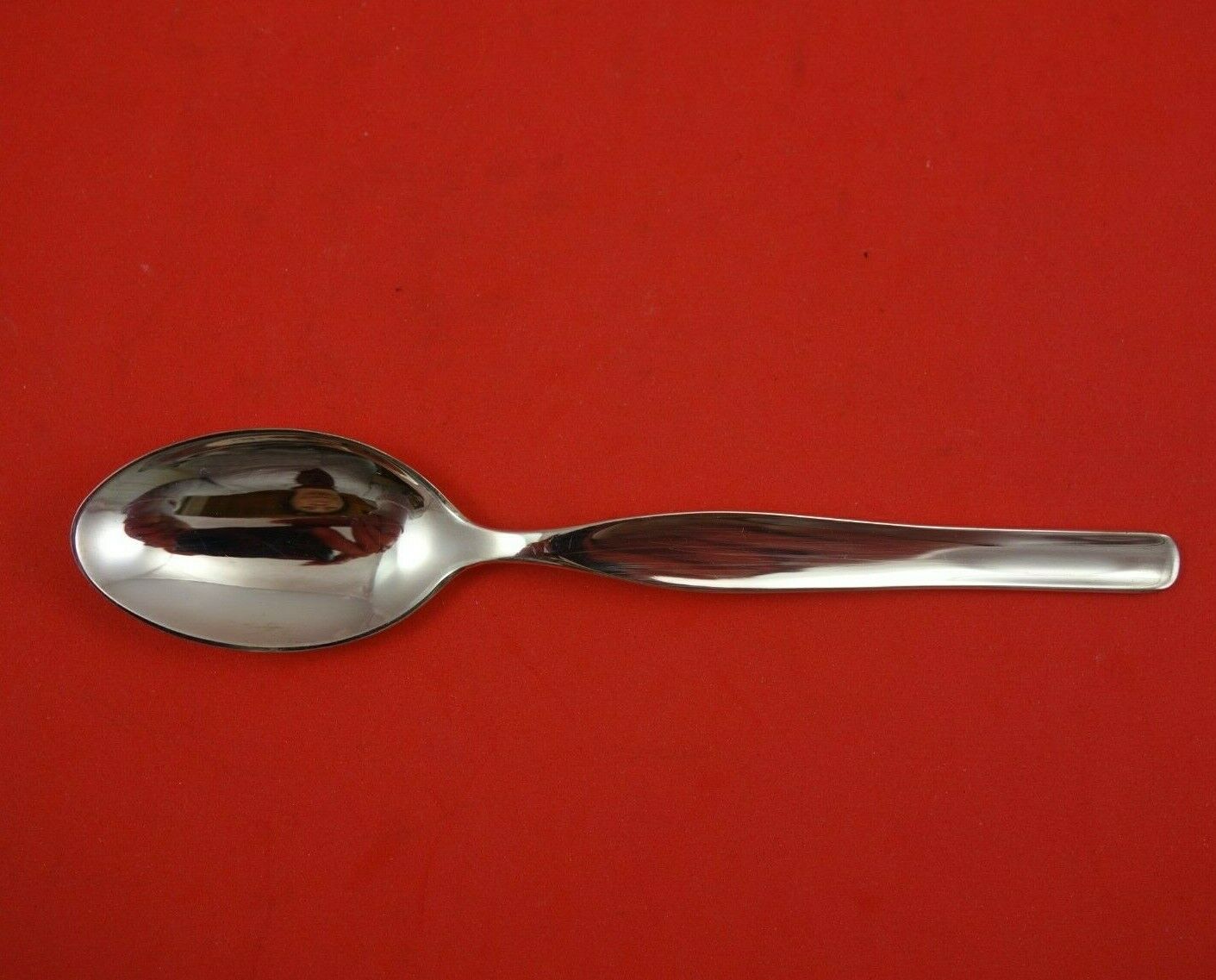 Tapio By Kultakeskus Finland Sterling Silver Demitasse Spoon 4 7/8" Vintage
