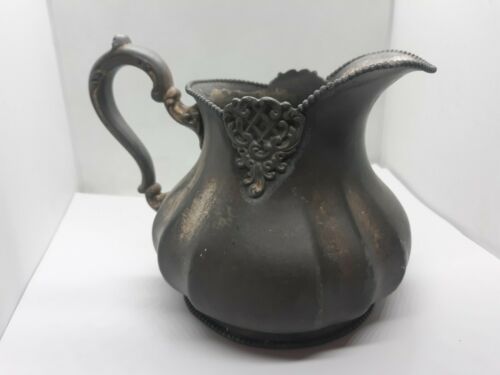 1900's Poole Silver Co Pitcher Marked Taunton, Mass. 932 Attic Find