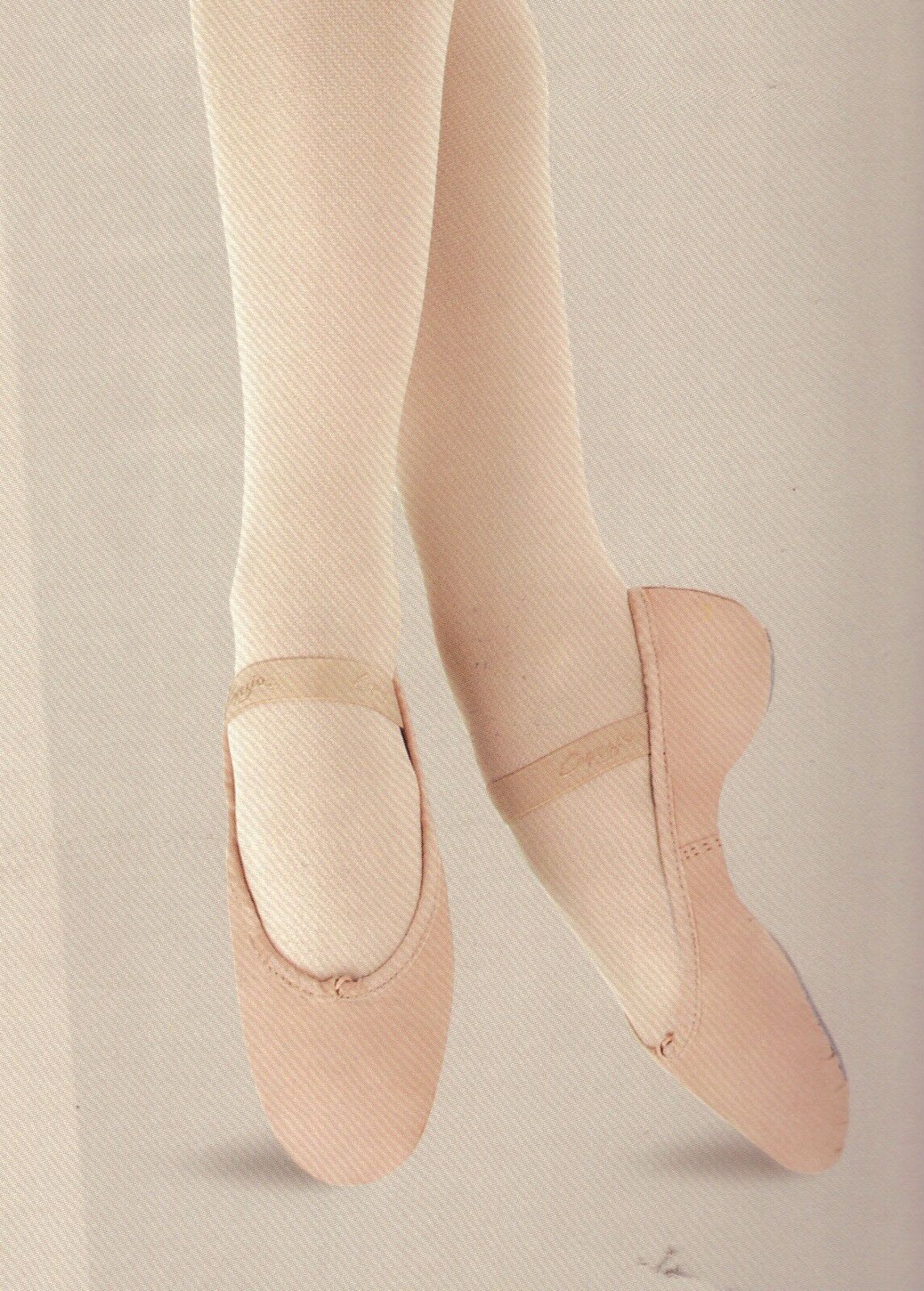 Nwt Capezio Daisy #205 Ladies Sizes Bpink Full Sole Attached Elas Ballet Shoes