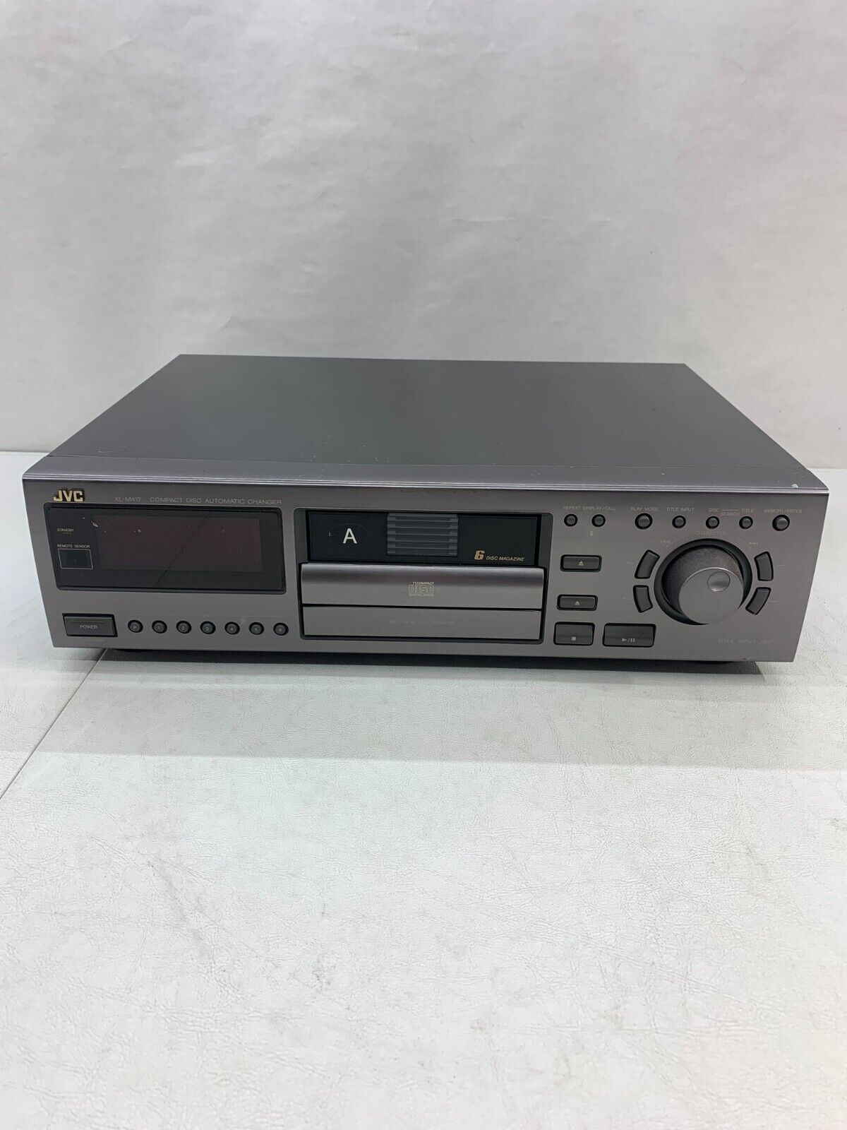 Jvc Xl-m417  Player-6 Compact Disc-home Stereo Automatic Changer No Cables