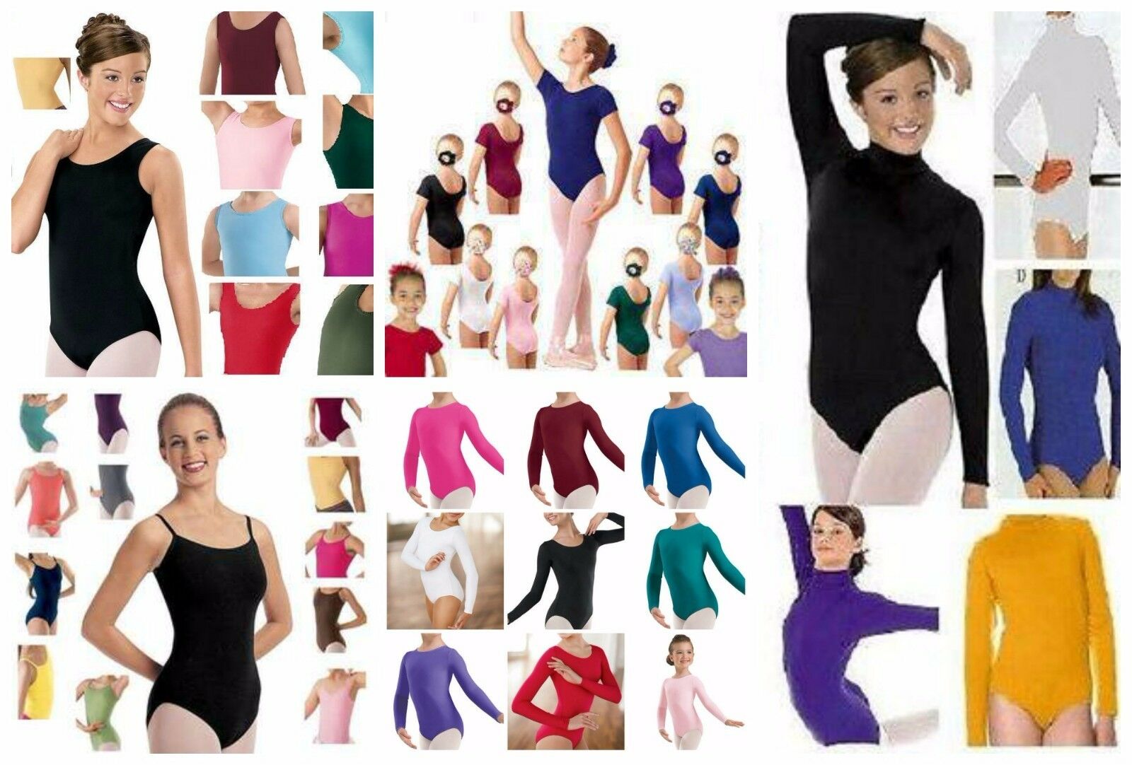 New Dance Yoga Fitness Exercise Leotard Bodysuit Plus Size Adult Xxl Xxxl 2x 3x