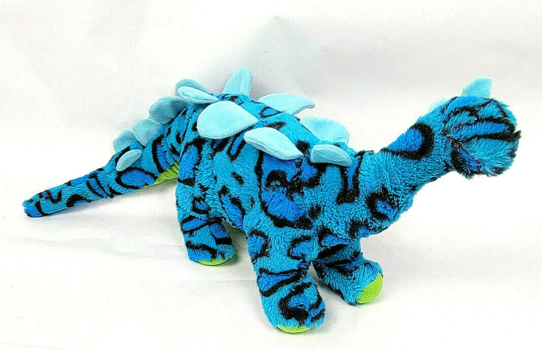 Goffa Blue Dinosaur Plush Stuffed Doll Classroom 27" Blue & Green