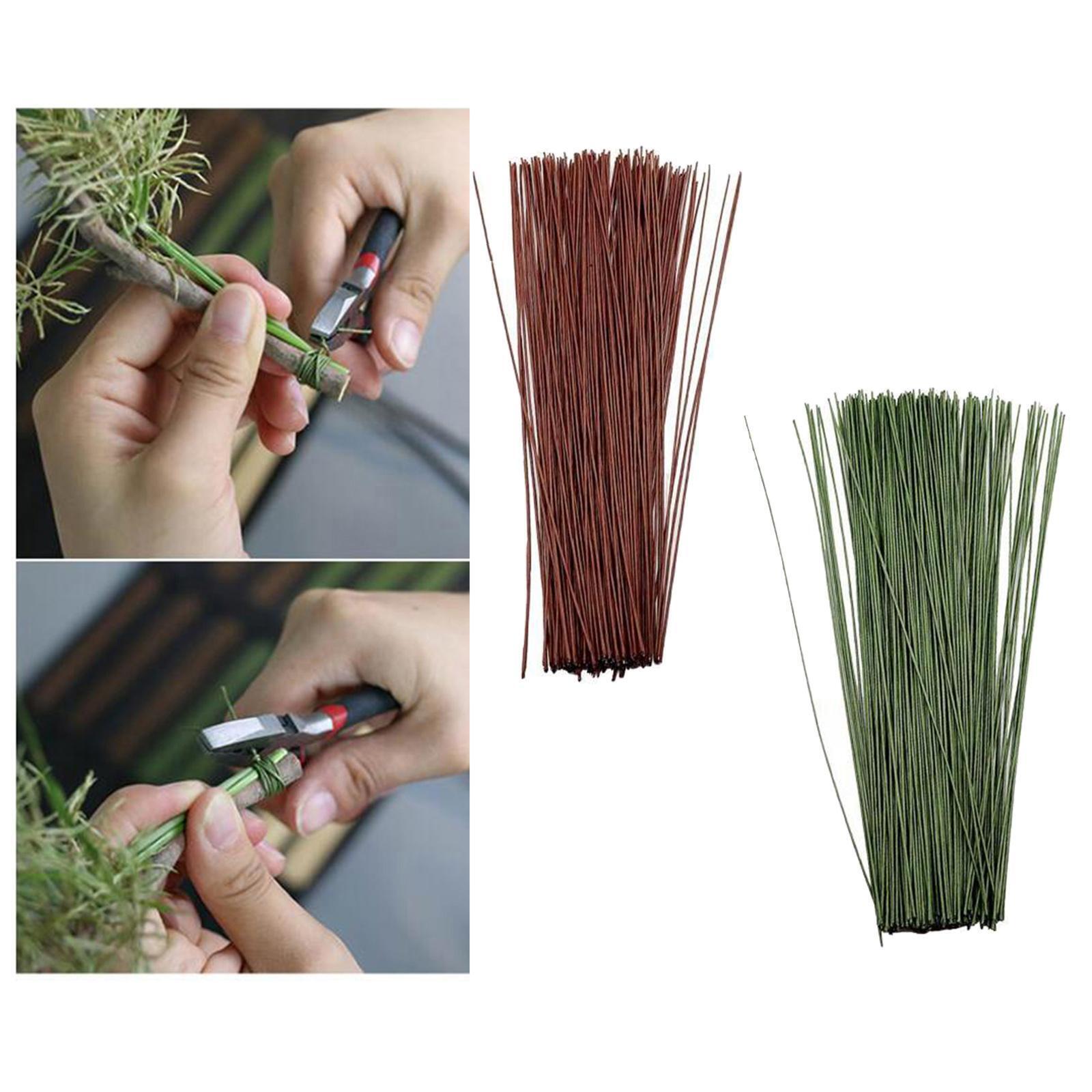 200pack Floral  Wire 9.4 Inch For Florist Diy  Handcrafts Decor