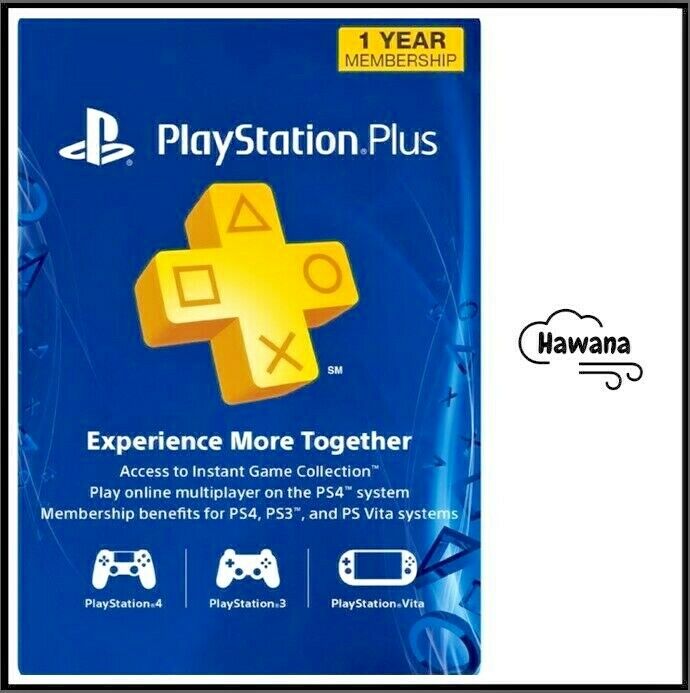 Sony Playstation Plus Ps 12 Month / 1 Year Membership Subscription – Usa