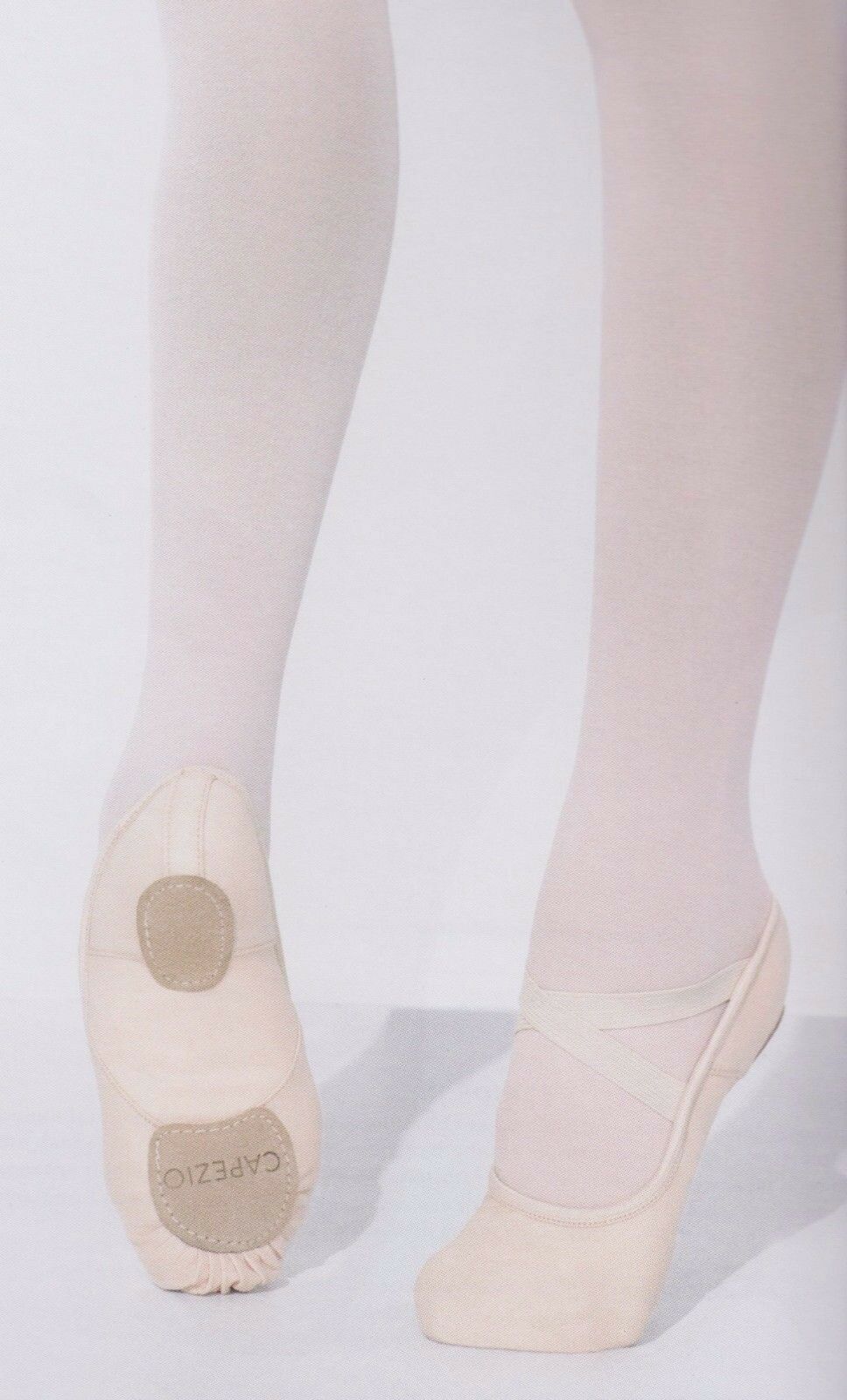 Capezio 2037w Pink Stretch Canvas Soft Ballet Shoes Hanami Run Small
