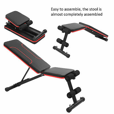 Multifunctional Foldable Fitness Chair Workout Training Dumbbell Stool Equipment